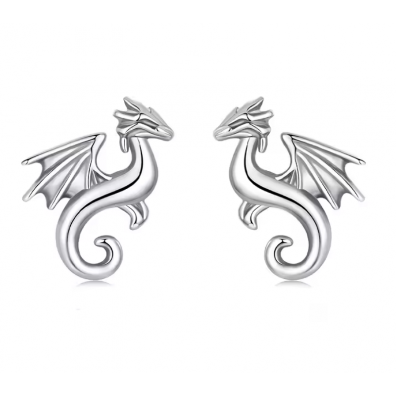 boucles d'oreilles petit dragon discret boucles d'oreilles petit dragon discret
