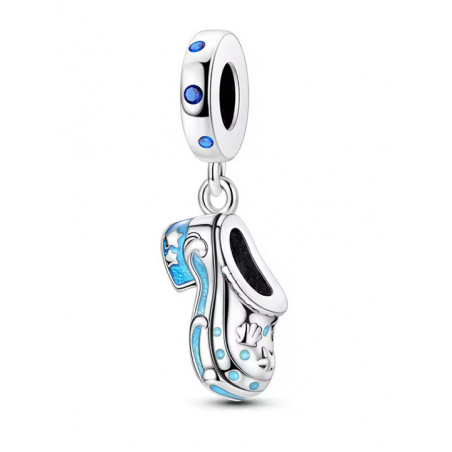 Charm pour bracelet crocs chaussure coquillage mer