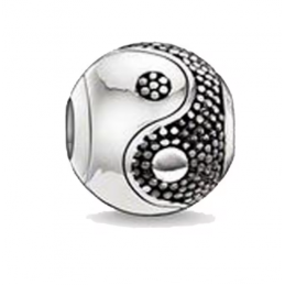 Charm bijou bracelet collection yin yang boule karma
