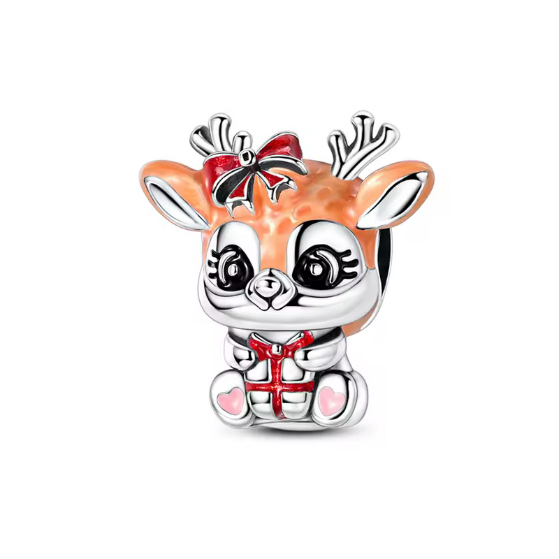 charm pour bracelet renne de noel mignon cadeau charm pour bracelet renne de noel mignon cadeau