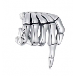 Charm bijou pour bracelet horreur main squelette chose