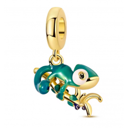 Charm pour bracelet caméleon sur branche or