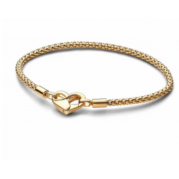 bracelet pour charm or accroche coeur