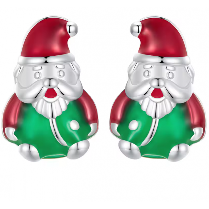 boucles d'oreilles père noel bonnet rouge boucles d'oreilles père noel bonnet rouge