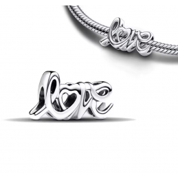 Charm pour bracelet argent coeur love