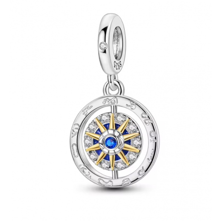 Charm pour bracelet soleil lune étoiles