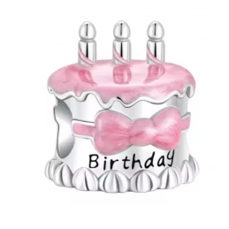 Charm bijou pour bracelet gateau anniversaire