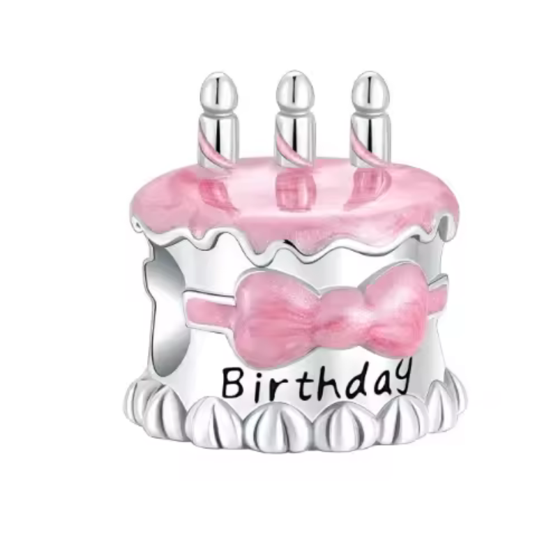 Charm bijou pour bracelet gateau anniversaire Charm bijou pour bracelet gateau anniversaire