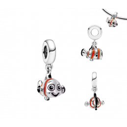 Charm bijou pour bracelet nemo argent