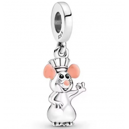Charm bijou pour bracelet ratatouille argent