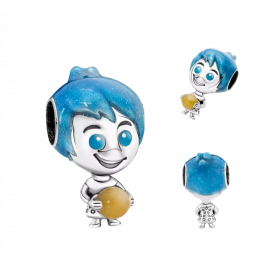 Charm bijou pour bracelet vice versa joie orbe argent