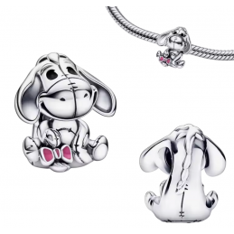 Charm bijou compatible bracelet bourriquet winnie l'ourson argent