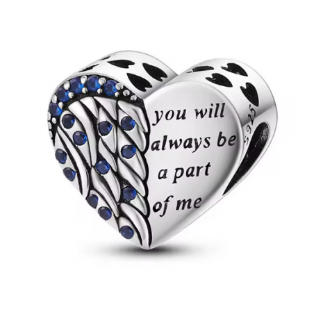 Charm pour bracelet soeur de coeur une part de moi