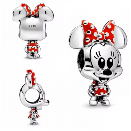 Charm bijou pour bracelet minnie argent