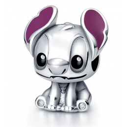 Charm bijou pour bracelet stitch argent