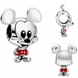 Charm bijou pour bracelet mickey argent