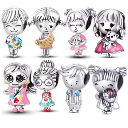 Charm pour bracelet collection famille fête mère anniversaire