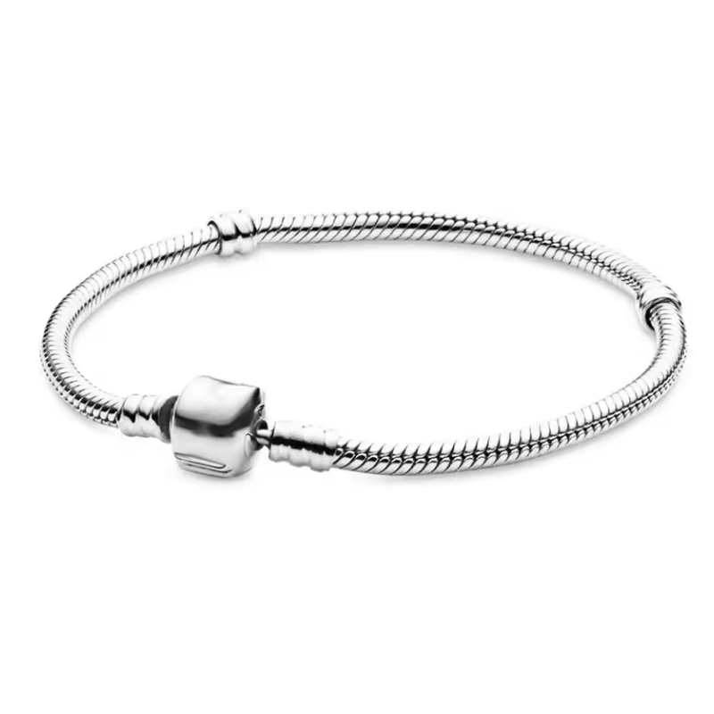 bracelet pour charm cylindre lisse