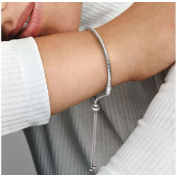 Bracelet ajustable avec trois charms argent attrape rêve