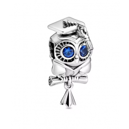 Charm pour bracelet chouette hibou chapeau