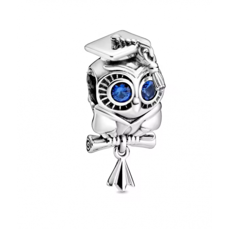 Charm pour bracelet chouette hibou chapeau