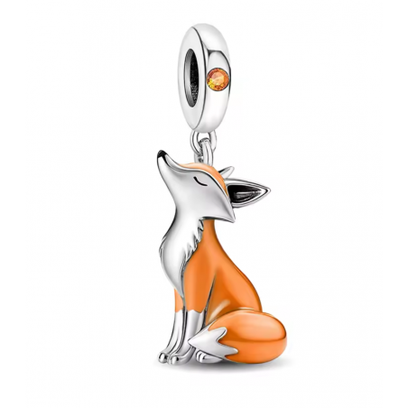 Charm pour bracelet renard roux petit prince