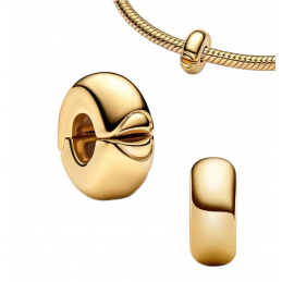 Charm bijou clip or séparateur espaceur