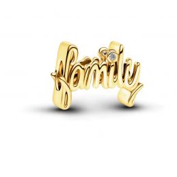 Charm pour bracelet famille or