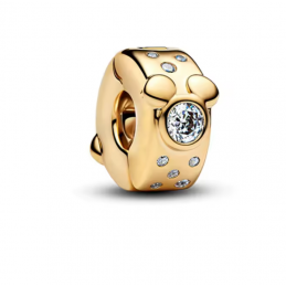 Charm pour bracelet séparateur clip or oreille mickey