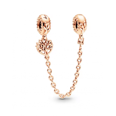 Charm pour bracelet chaine arbre de vie or rose