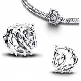 Charm pour bracelet tête de cheval équitation