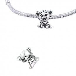 Charm pour bracelet bébé tigre assis