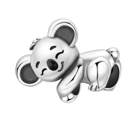 Charm bébé koala dort sur bracelet
