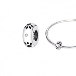 Charm pour bracelet séparateur patte de chien chat