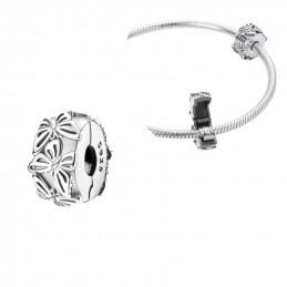 Charm pour bracelet clip bloqueur papillons