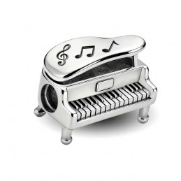 Charm pour bracelet piano note de musique