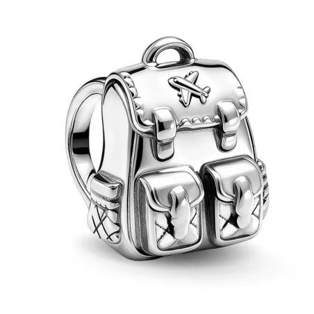 Charm pour bracelet sac de voyage style cabaia avion