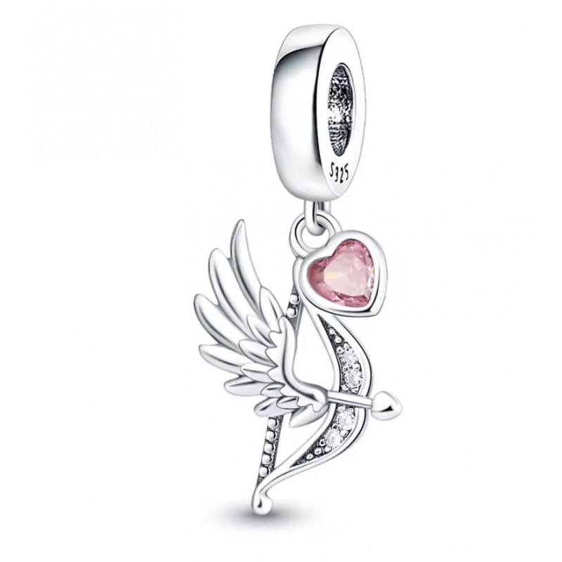 Charm pour bracelet arc aile de l'amour