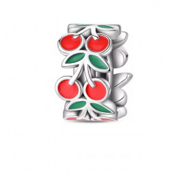 Charm bijou pour bracelet séparateur cerises