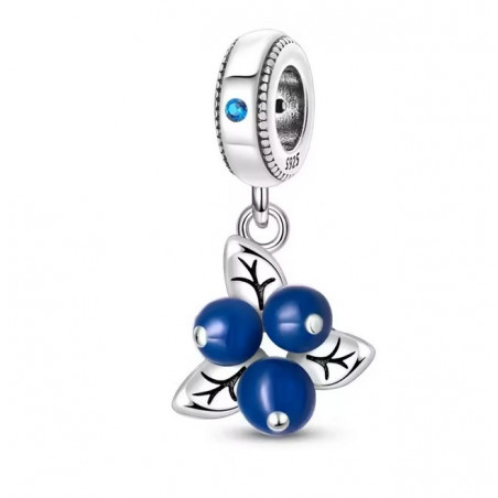 Charm bijou pour bracelet fruit myrtille