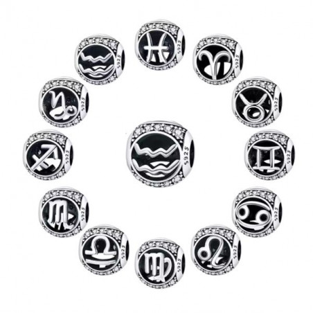 Charm pour bracelet signe astrologique constellation zodiaque