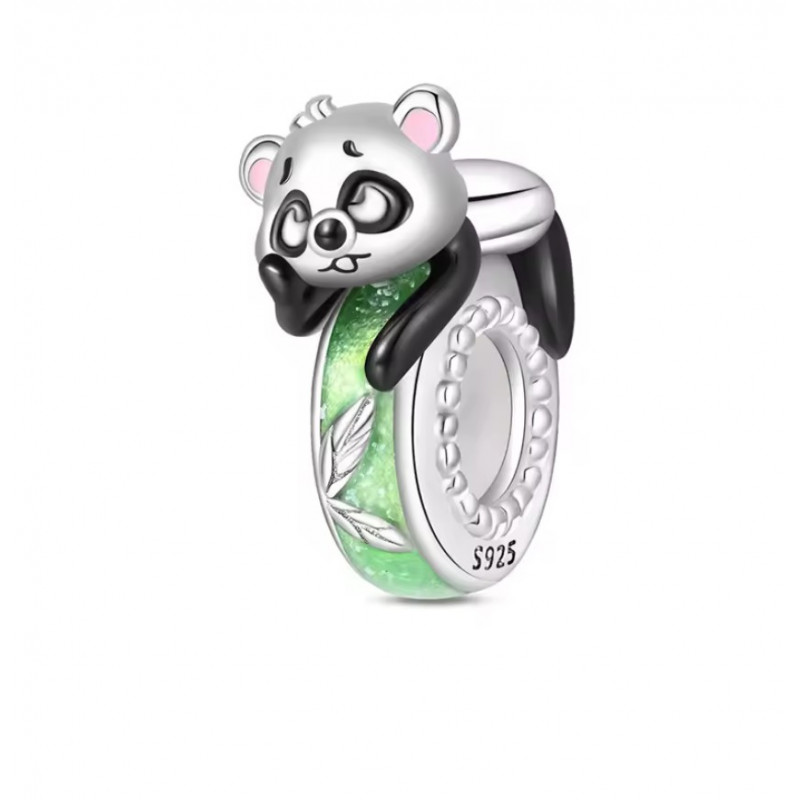 Charm pour bracelet panda sur bloqueur