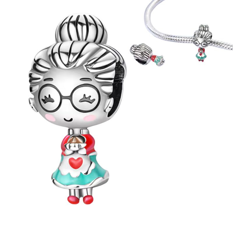 Charm pour bracelet cadeau grand mère