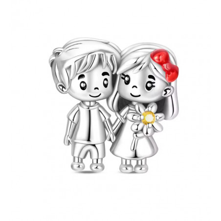 Charm pour bracelet cadeau fille garçon fleur