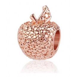 Charm pour bracelet or rose pomme