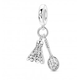 Charm bijou pour bracelet cadeau joeuse badminton