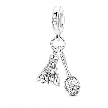 Charm bijou pour bracelet cadeau joeuse badminton