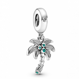 Porte clés avec bijou charm palmier vacance voyage