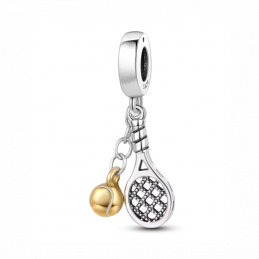 Porte clés avec charm cadeau joueur joueuse de tennis