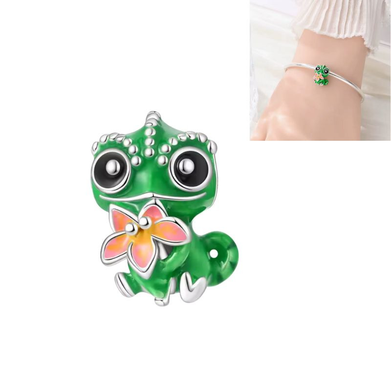 Charm Pascal caméléon de Raiponce pour bracelet